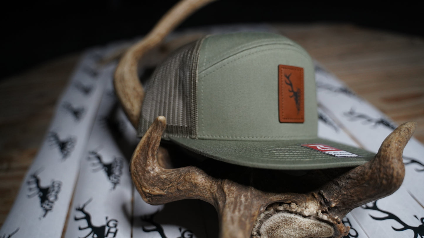 Richardson 7-Panel w/ Leather Patch